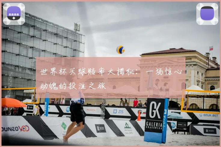 世界杯买球赔率大揭秘:一场惊心动魄的投注之旅