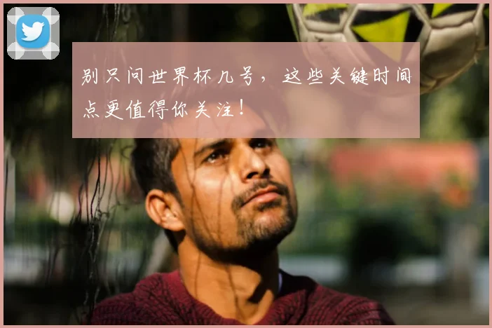别只问世界杯几号，这些关键时间点更值得你关注！